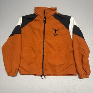 Vintage Texas Longhorn Band Jacket Mens XL Hooded Windbreaker NCAA Made in USA